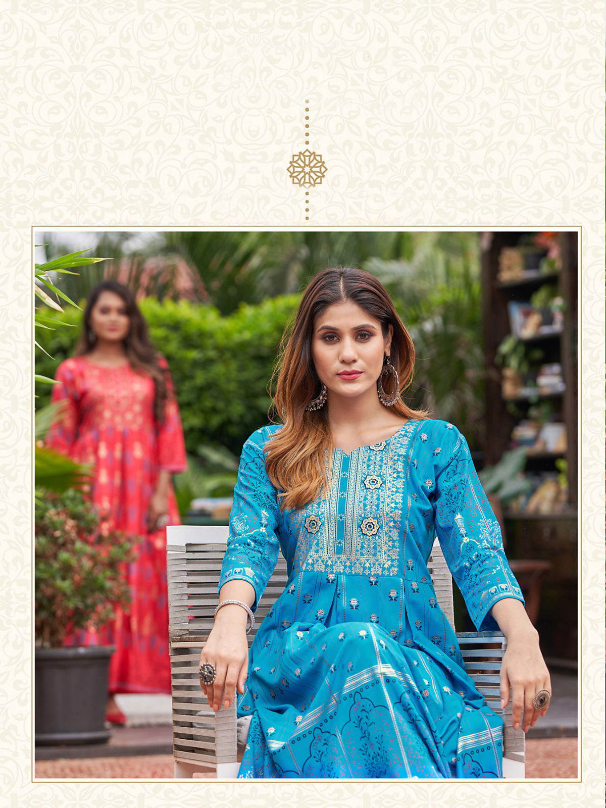 Akansha Vol 1 By Rangjyot Rayon Anarkali Kurtis Catalog